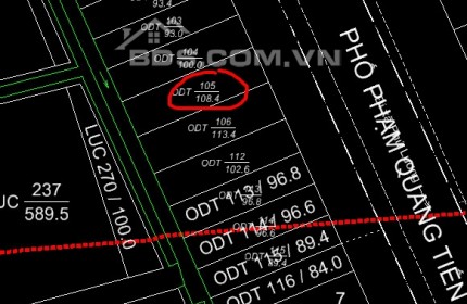 bán 108m sổ đỏ giá hơn 2 tỷ phố kim đào lương tài